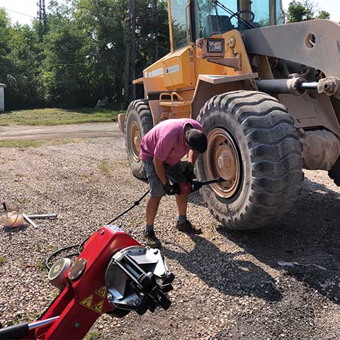 Mobil gumisszerelés