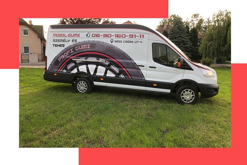 Mobil gumiszerelő műhely